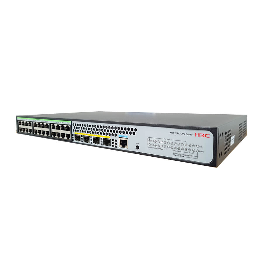 24-Port GE Managed Switch H3C LS-5120V3-28S-LI-GL